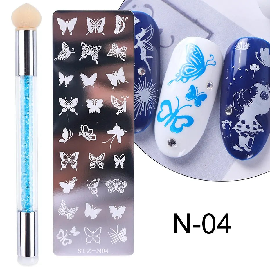 NovaGlow™ Complete Nail Art Stamping Set