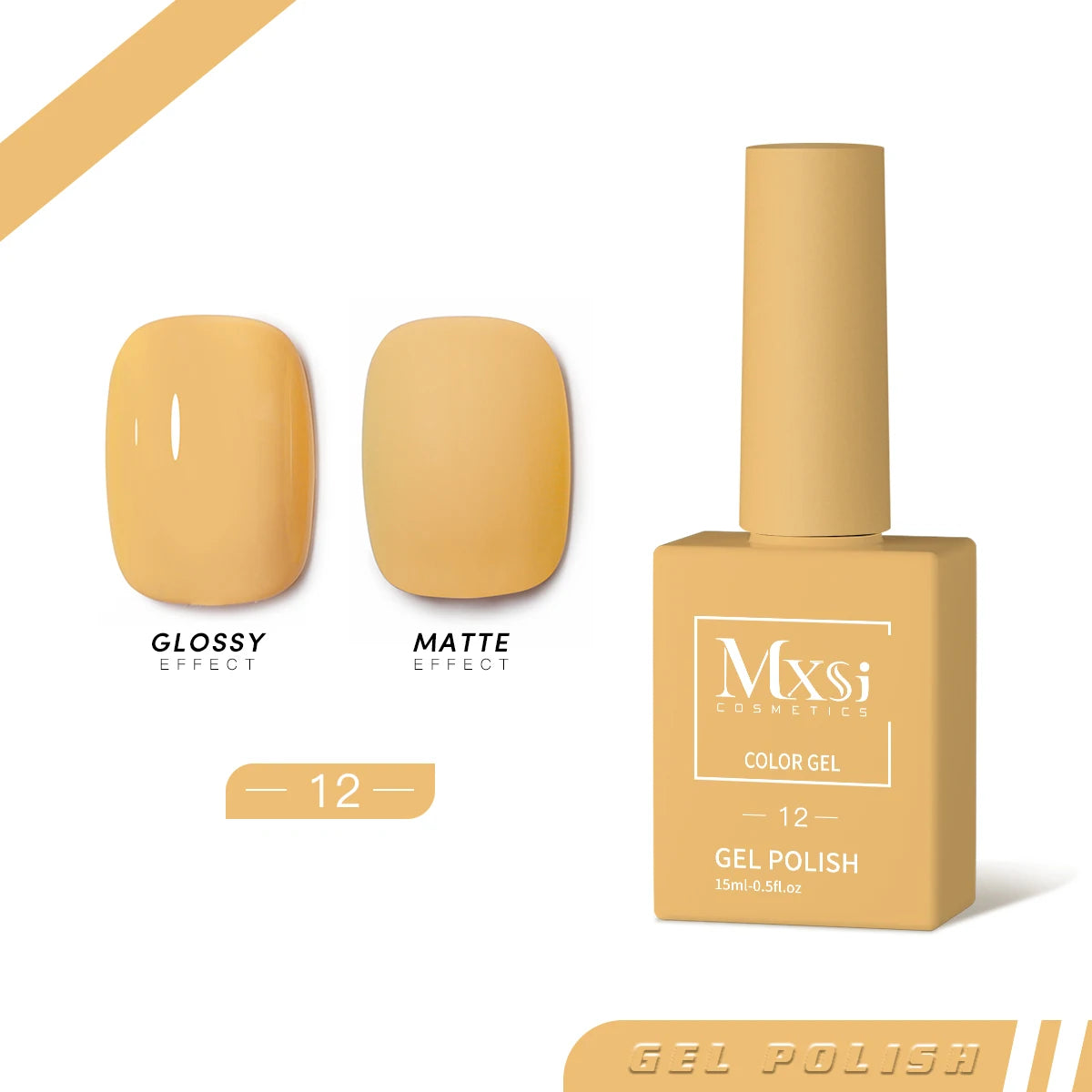 NovaGlow™ Classic Gel Polish – 15ml Glossy & Matte Collection