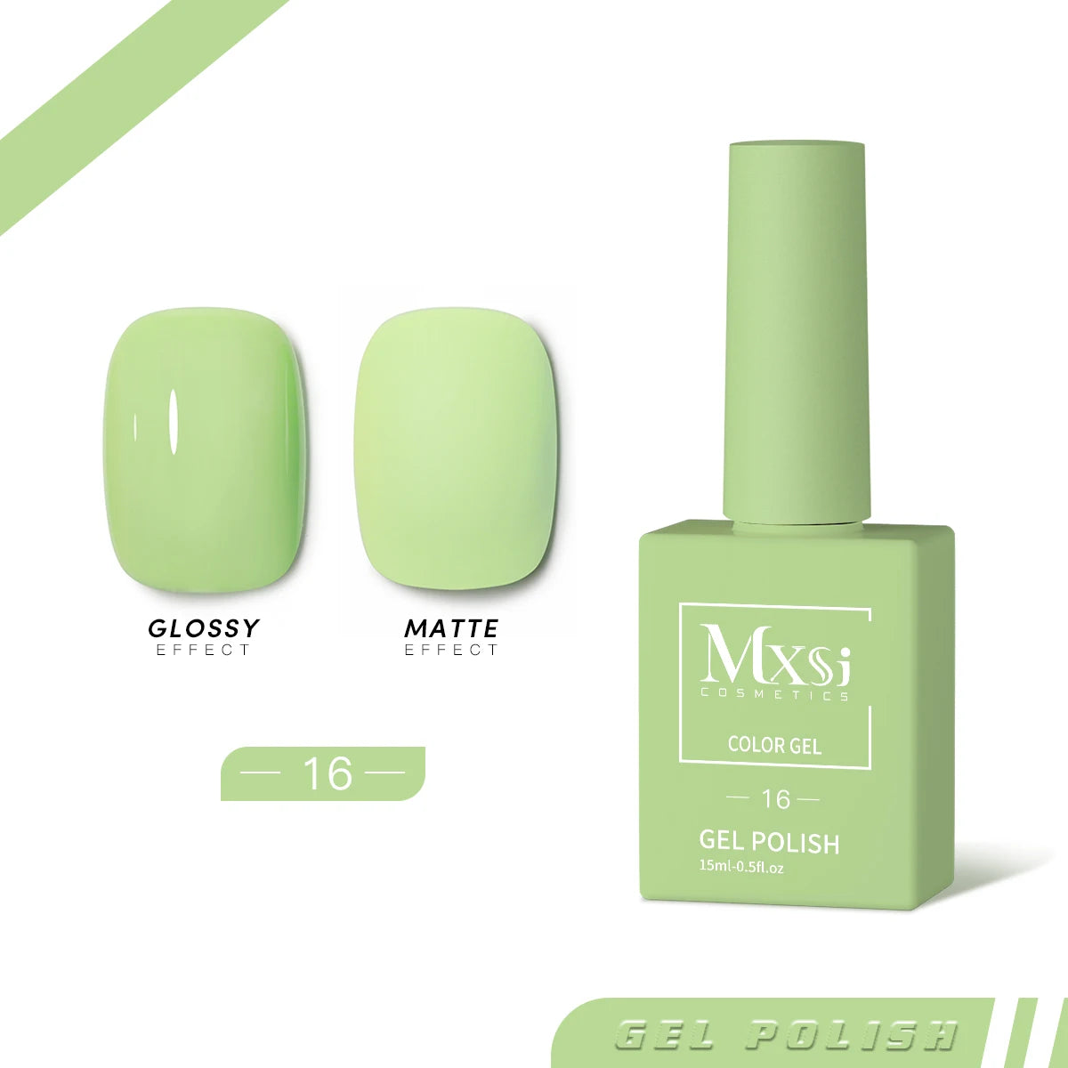 NovaGlow™ Classic Gel Polish – 15ml Glossy & Matte Collection