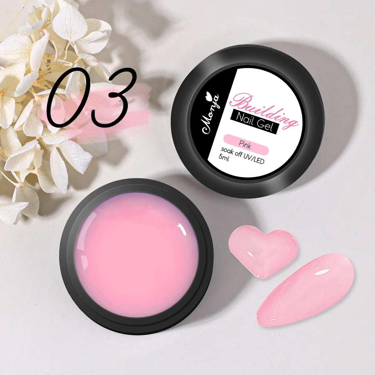 NovaGlow™ Sculpting Gel – 3D Clear Non-Stick Extension Gel for Nail Art & Shaping