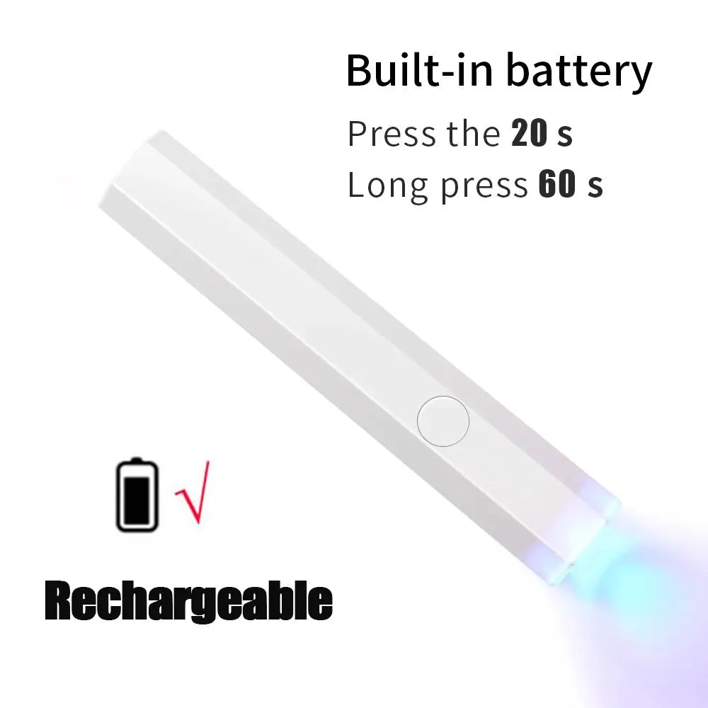 NovaGlow™ Portable Mini UV Nail Lamp