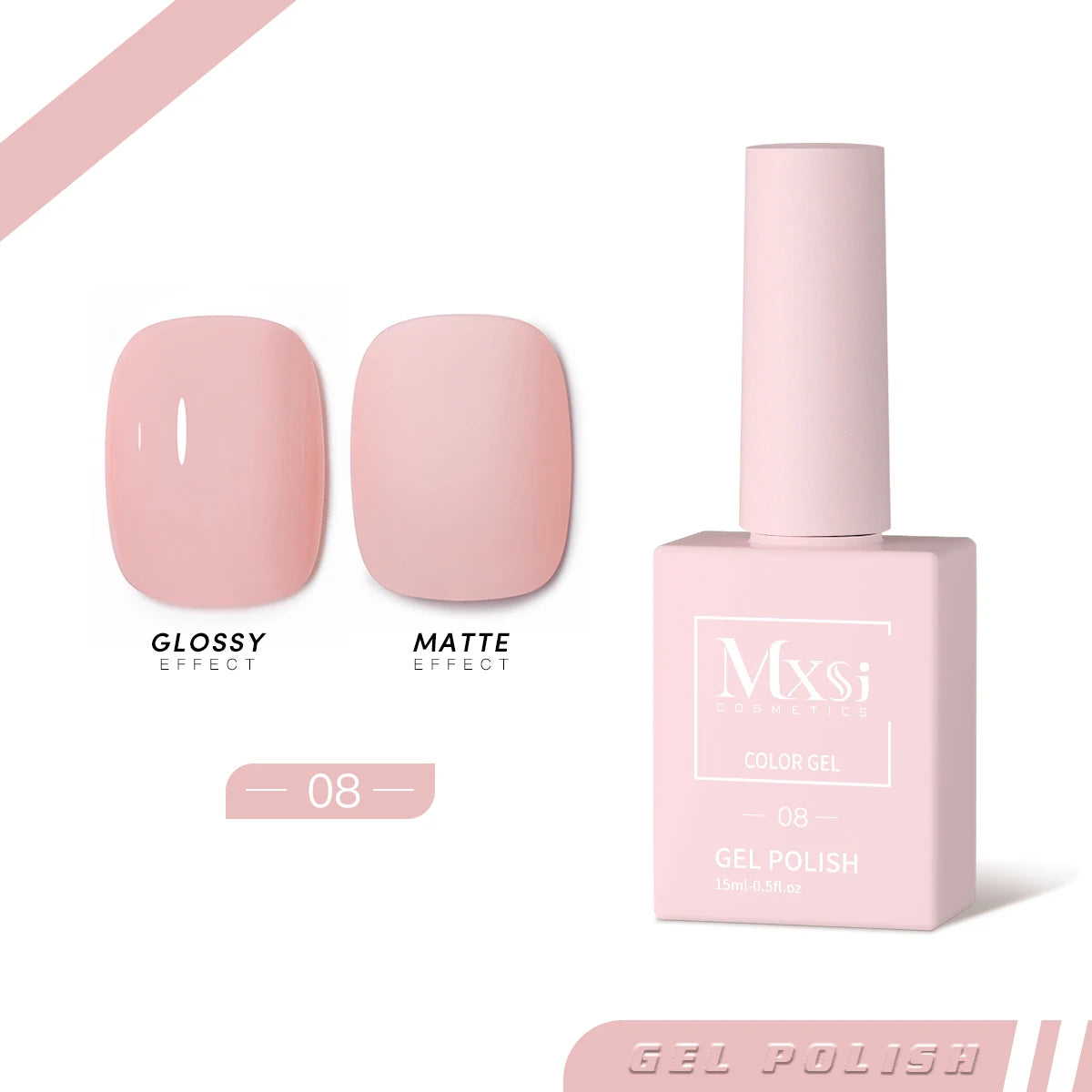 NovaGlow™ Classic Gel Polish – 15ml Glossy & Matte Collection