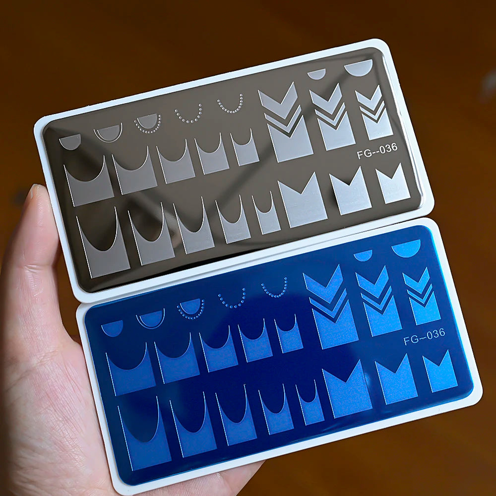 NovaGlow™ Floral & Pattern Nail Design Plate Collection