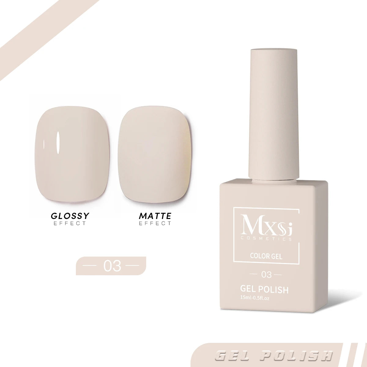 NovaGlow™ Classic Gel Polish – 15ml Glossy & Matte Collection
