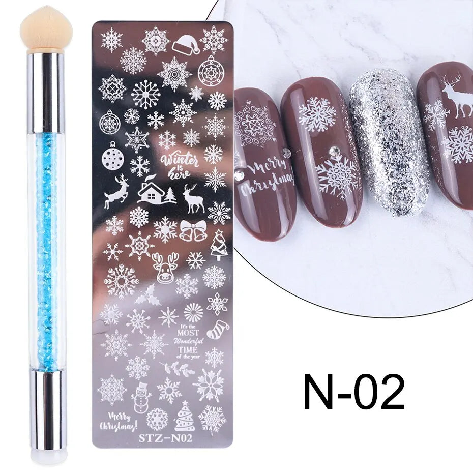 NovaGlow™ Complete Nail Art Stamping Set