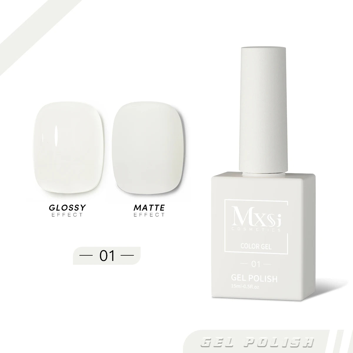 NovaGlow™ Classic Gel Polish – 15ml Glossy & Matte Collection