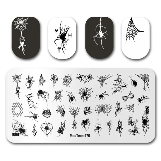 NovaGlow™ Nail Art Design Plate Set