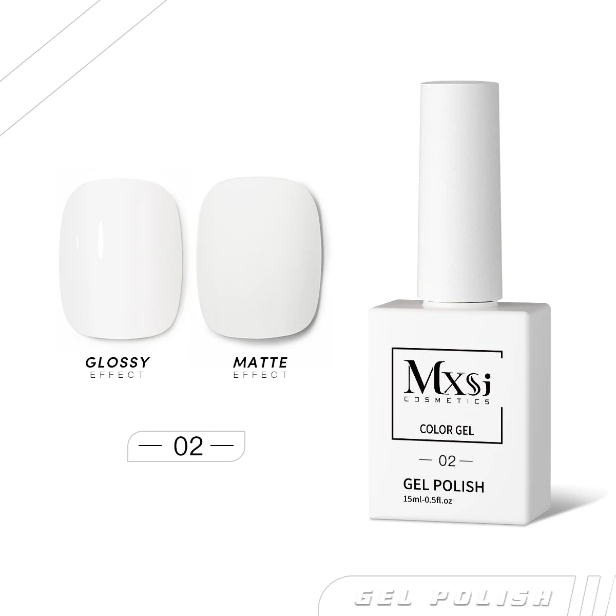 NovaGlow™ Classic Gel Polish – 15ml Glossy & Matte Collection