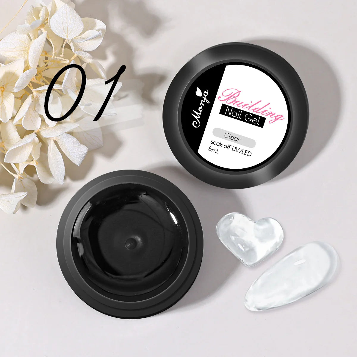 NovaGlow™ Sculpting Gel – 3D Clear Non-Stick Extension Gel for Nail Art & Shaping