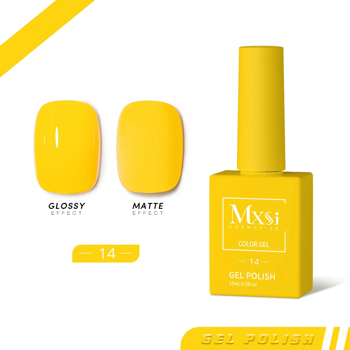 NovaGlow™ Classic Gel Polish – 15ml Glossy & Matte Collection