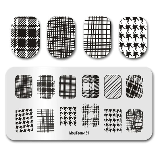 NovaGlow™ Nail Art Design Plate Set