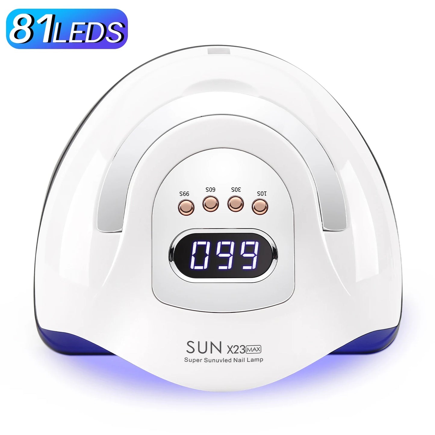 NovaGlow™ 380W Professional Nail Lamp – 84 LED Fast-Dry Gel Curing Light