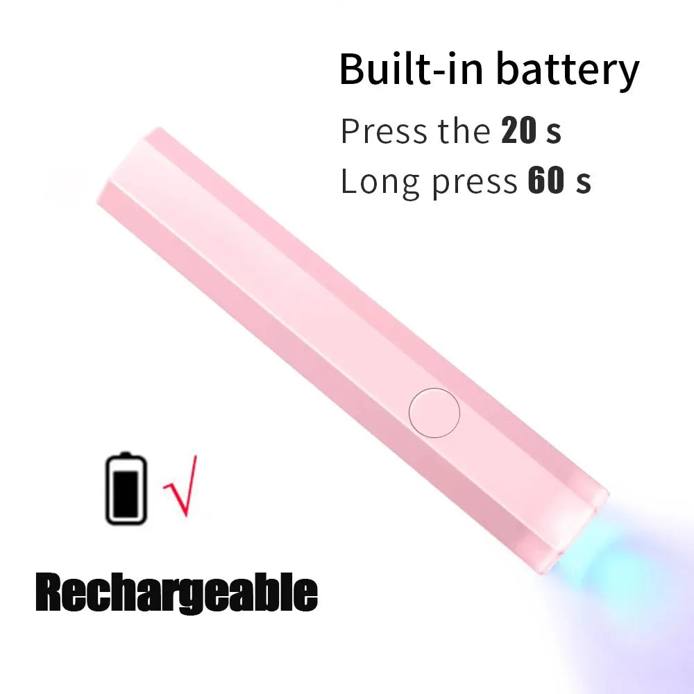 NovaGlow™ Portable Mini UV Nail Lamp