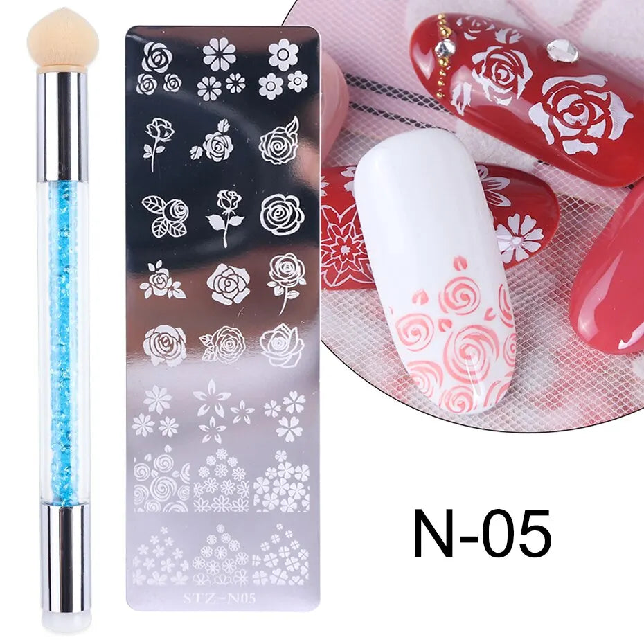 NovaGlow™ Complete Nail Art Stamping Set